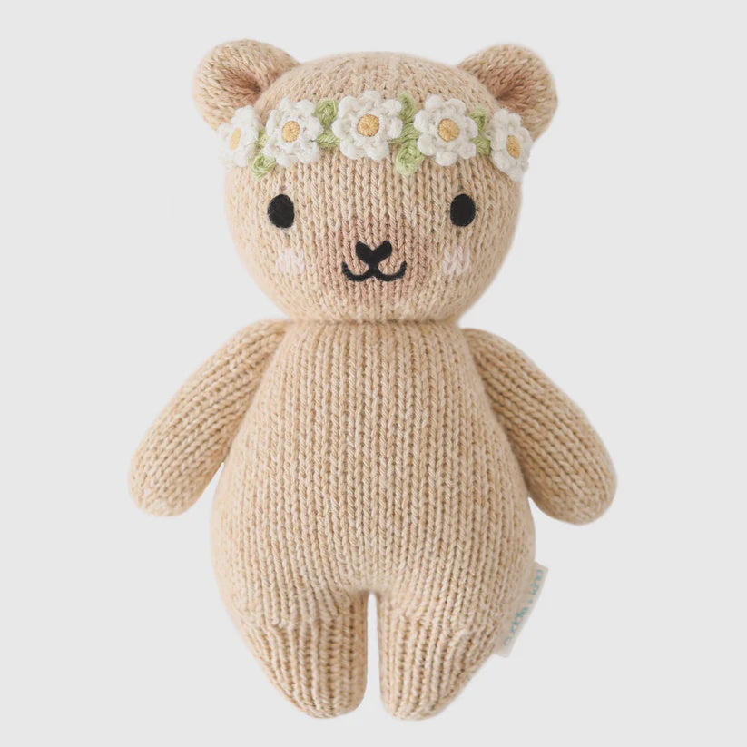 Baby Honey Bear - Ivory Floral