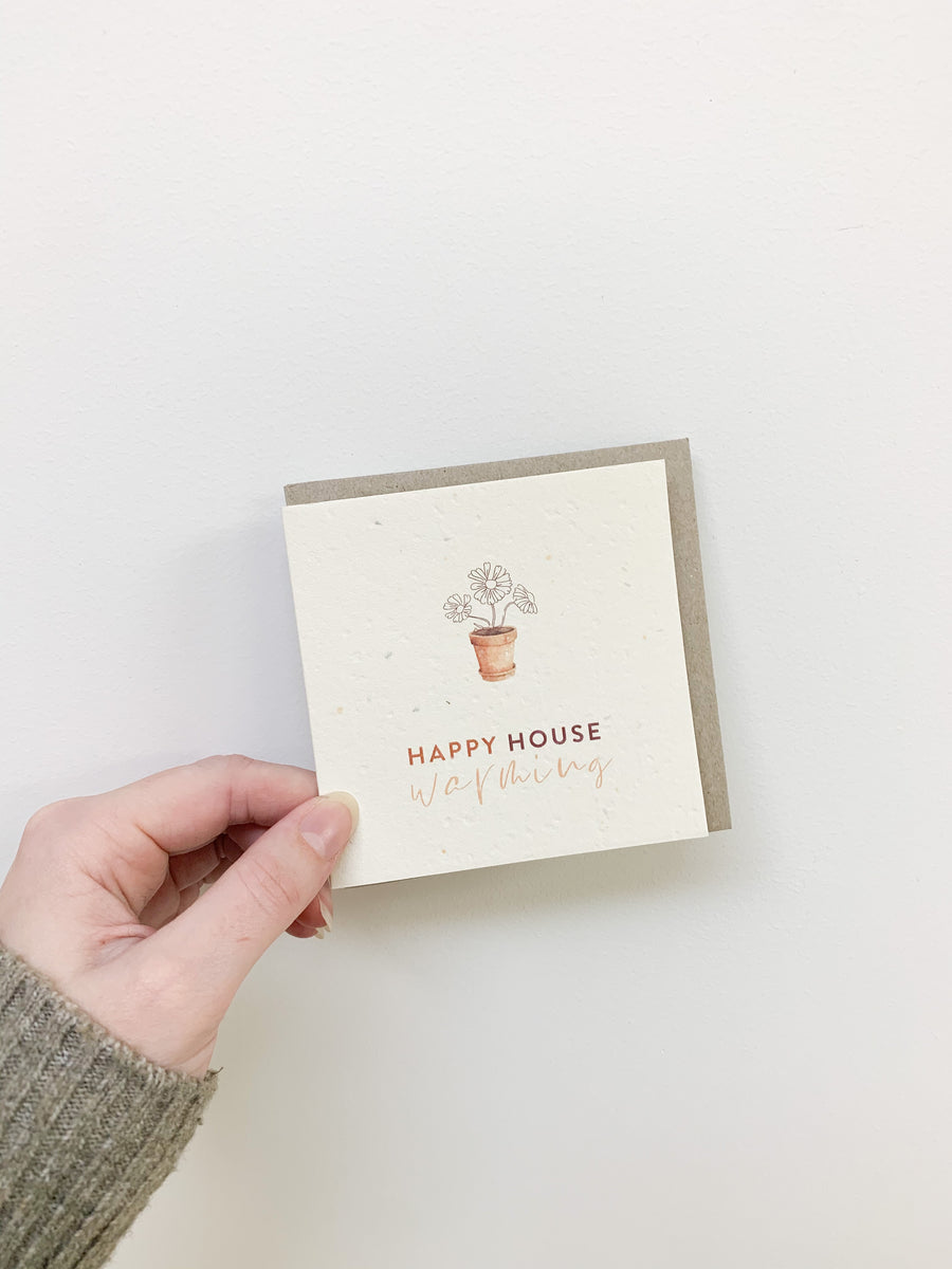 Happy House Warming Plantable Card