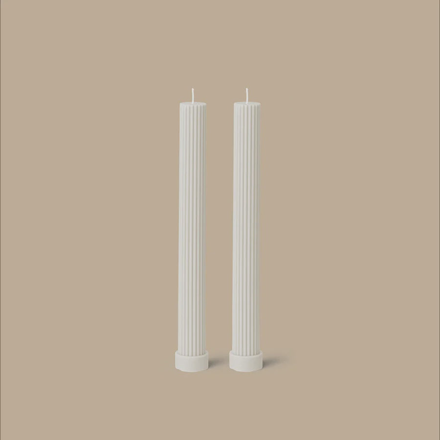 Column Pillar Candle Cream