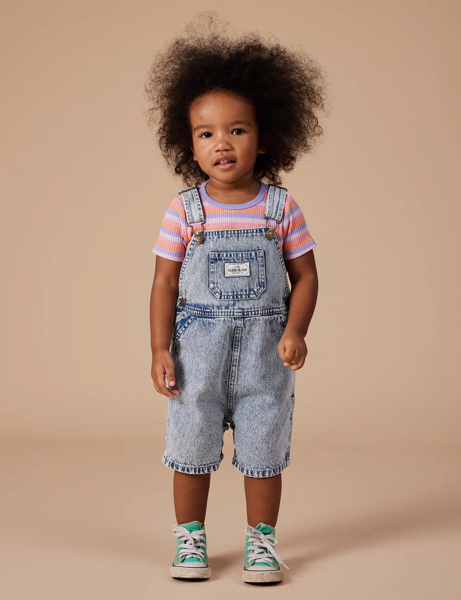 Burton Vintage Washed Denim Overalls