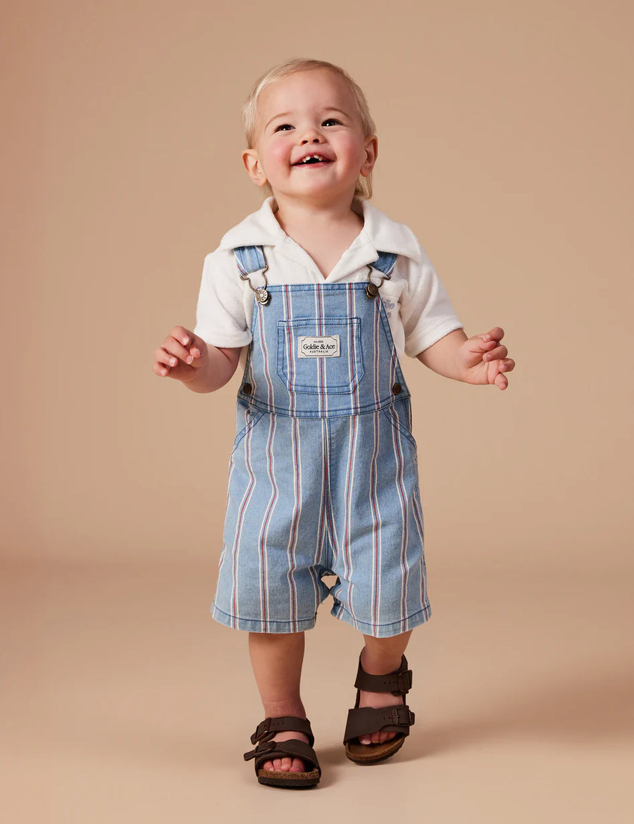 Burton Classic Stripe Denim Overalls