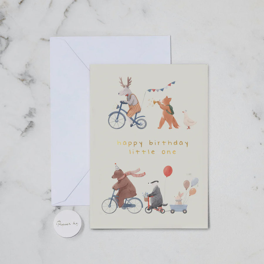 Happy Birthday Little One Greeting Card