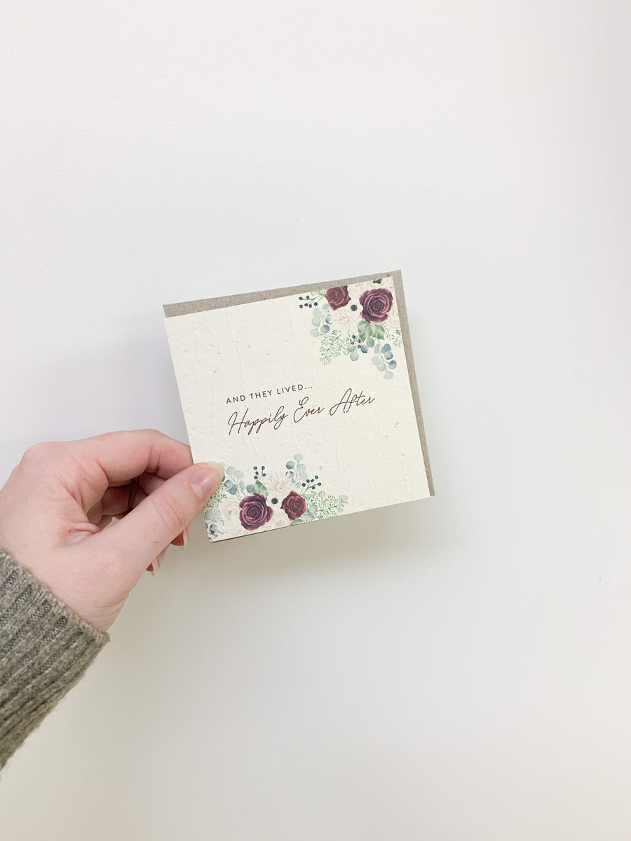 Happily Ever After Plantable Card