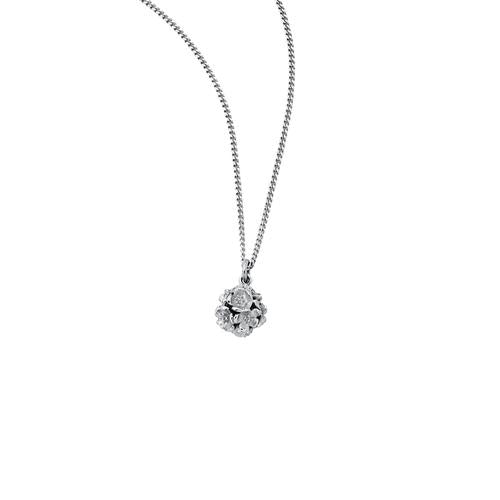 Small Flower Ball Necklace 45cm