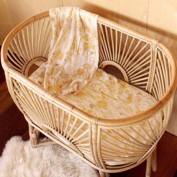 Bassinet/Change Pad Cover- Goldfields