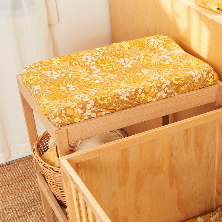 Bassinet/Changing Pad Cover- Honey Bunches