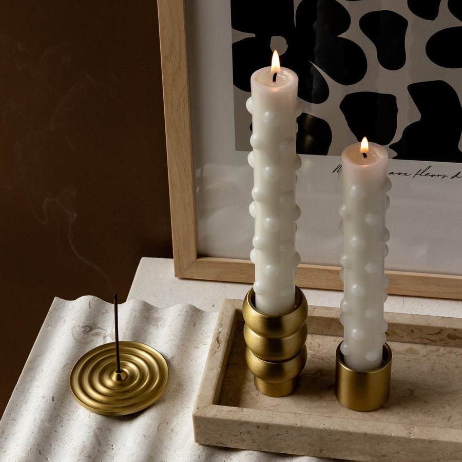 Figure I Brass Candle Holder