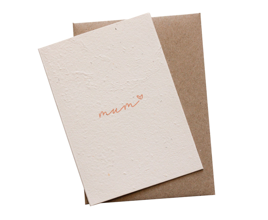 Mum Blooming Card