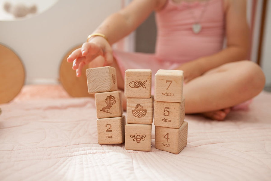 Tahi Rua Toru Wooden Block Set