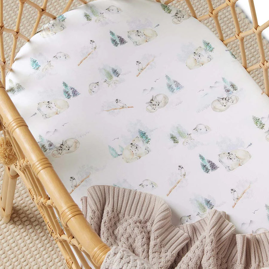 Arctic Bassinet Sheet