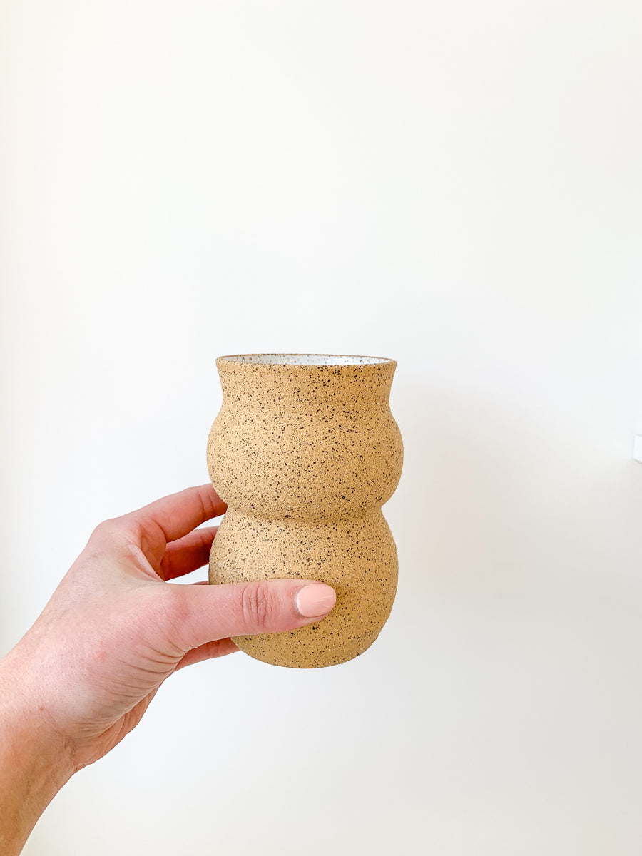 Wobble Vase Warm Sand