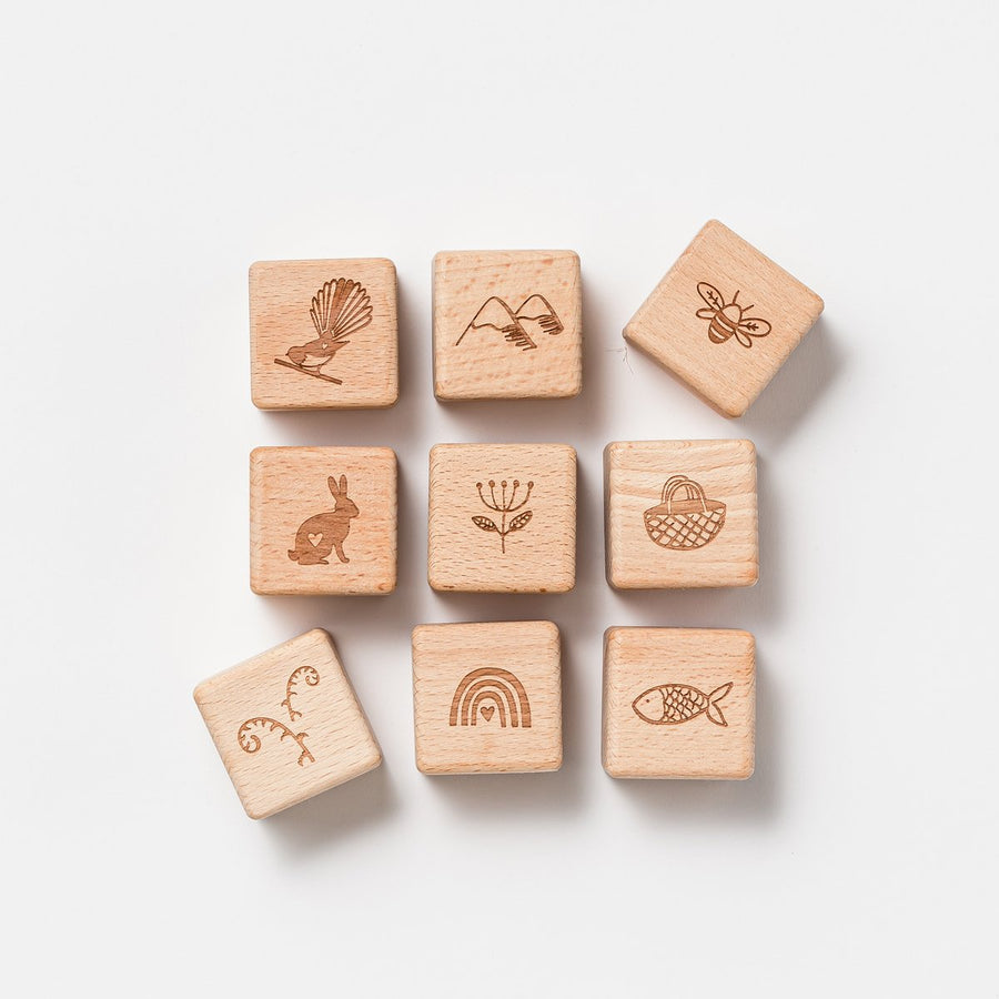 Tahi Rua Toru Wooden Block Set