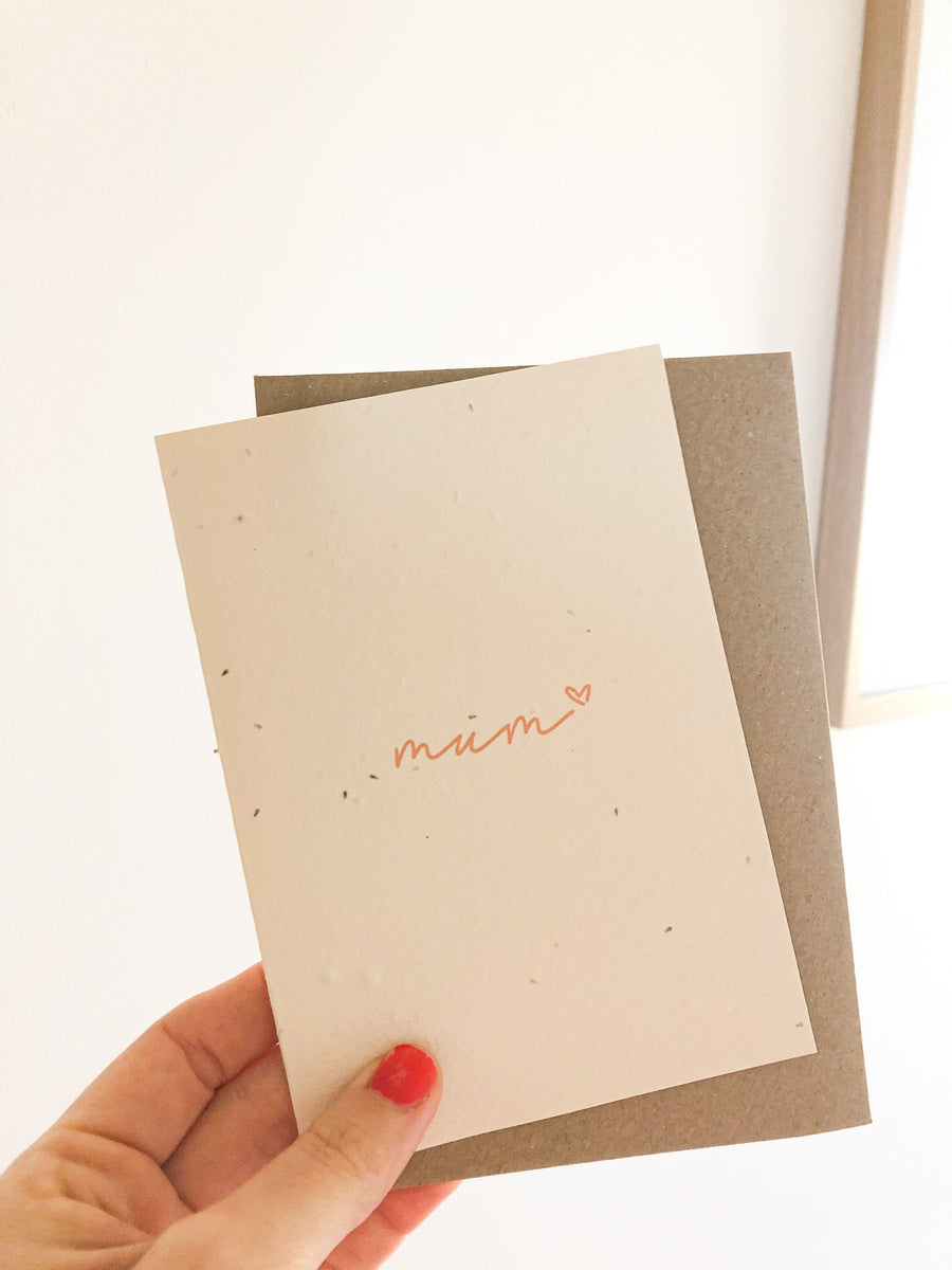 Mum Blooming Card