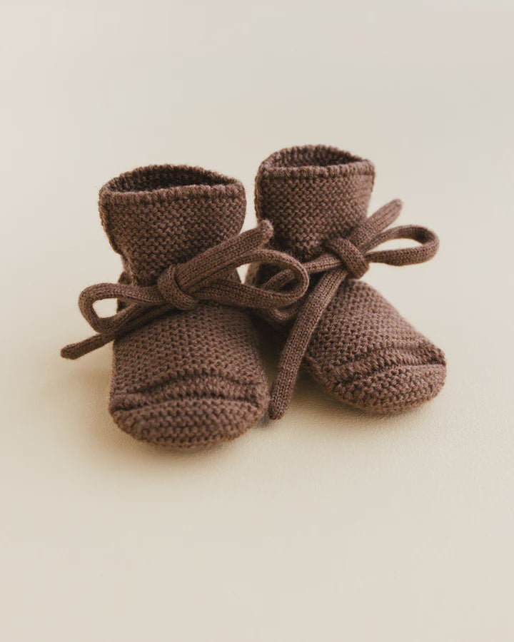 Merino Booties Mocha