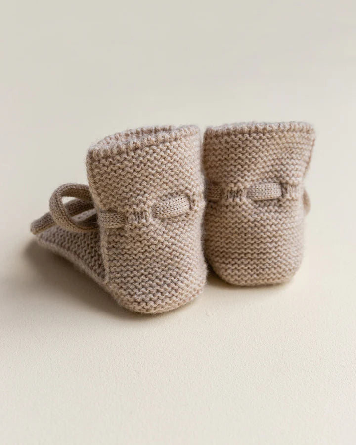 Merino Booties Sand