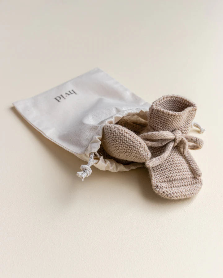 Merino Booties Sand