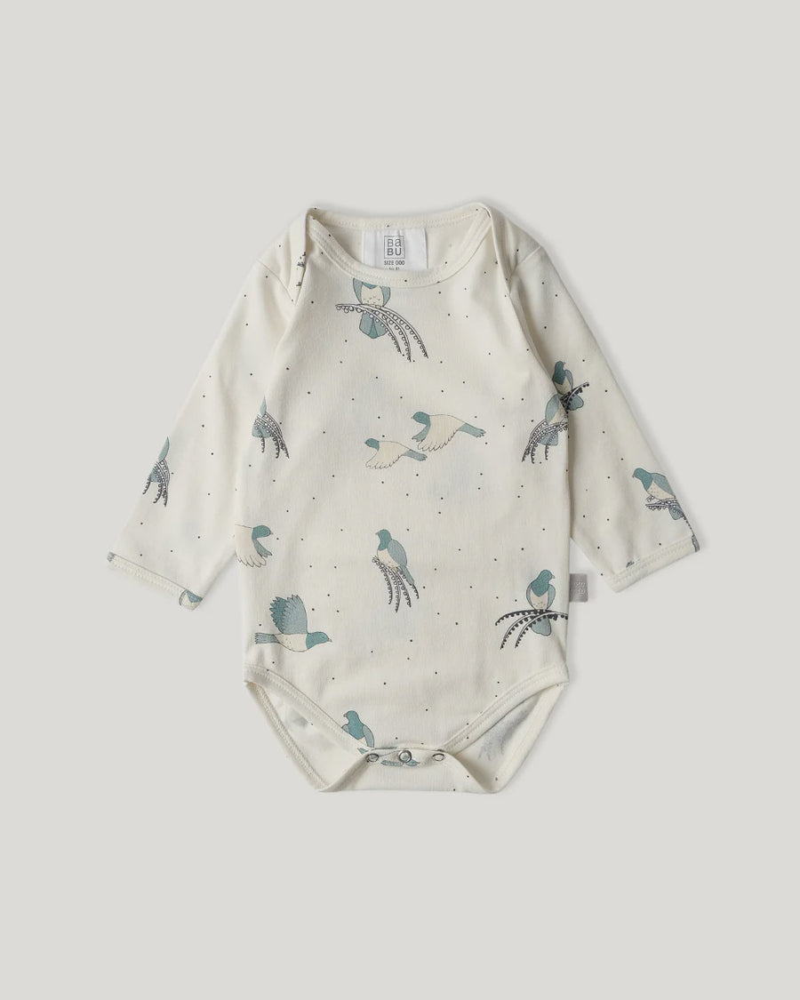 Organic Cotton Bodysuit - Kereru