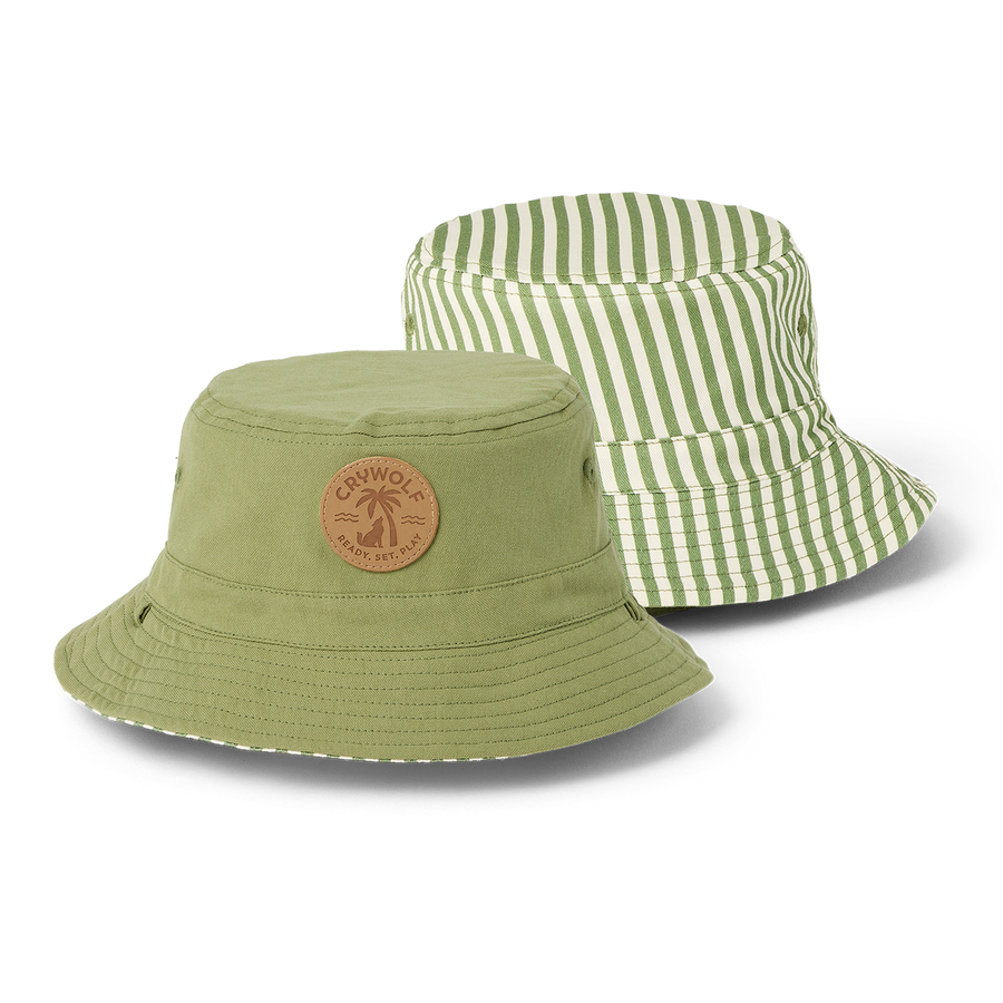 Reversible Bucket Hat Coastal Stripe