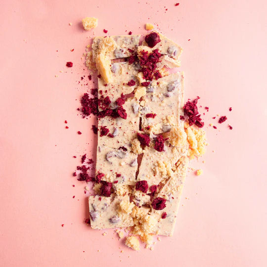 Shortbread & Cherries White Chocolate Bar