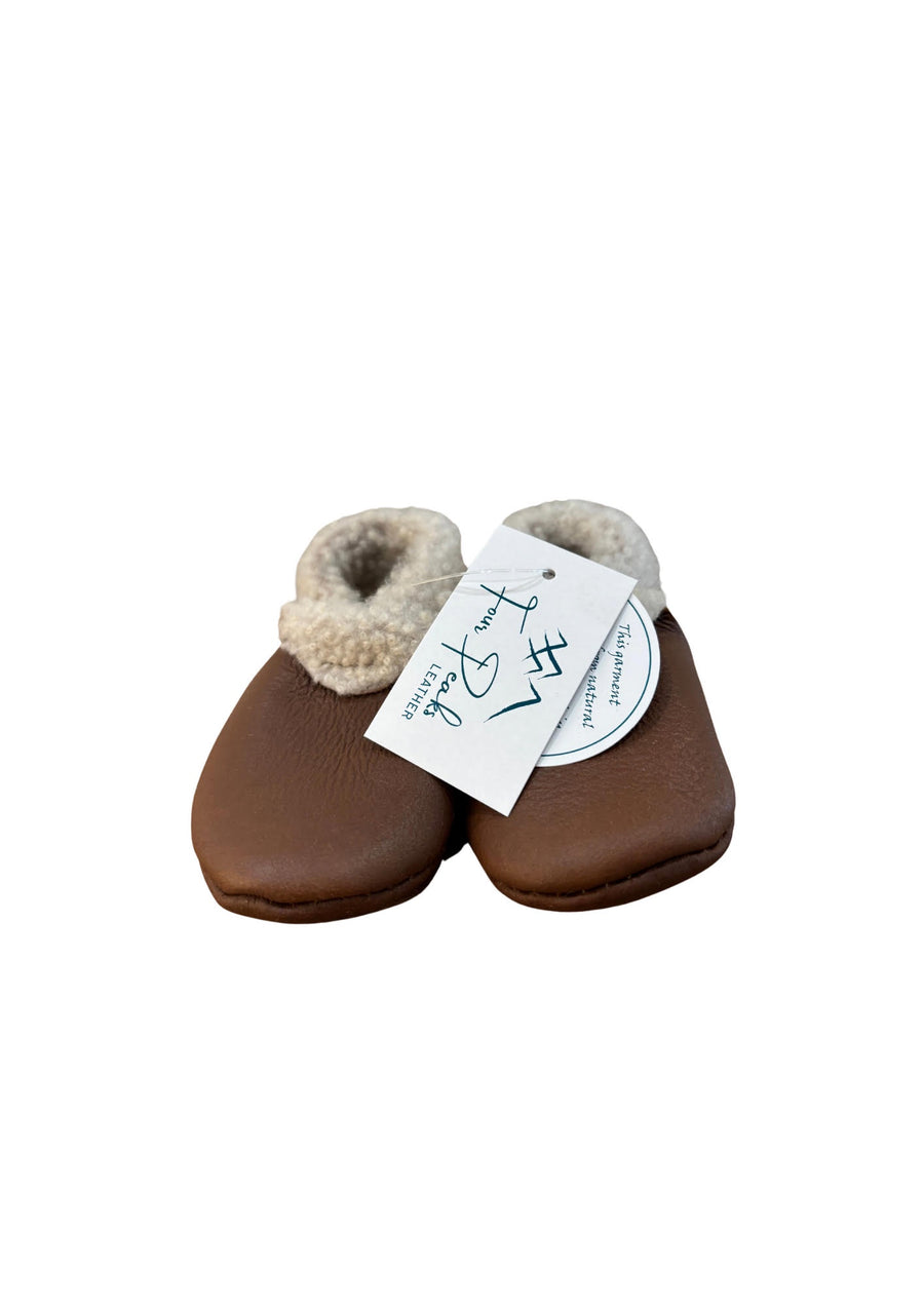 Lambskin Booties Cinnamon Nappa