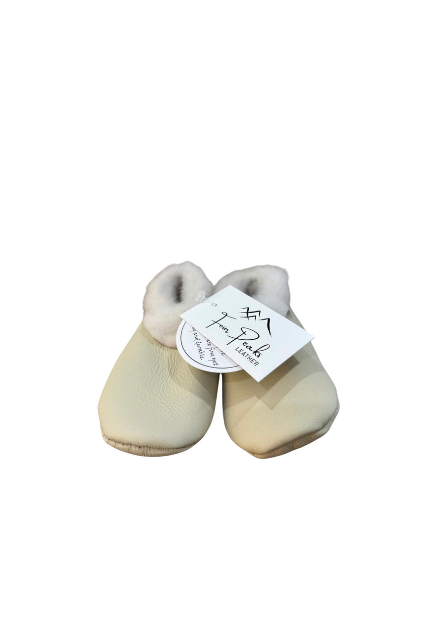 Lambskin Booties Cream Nappa