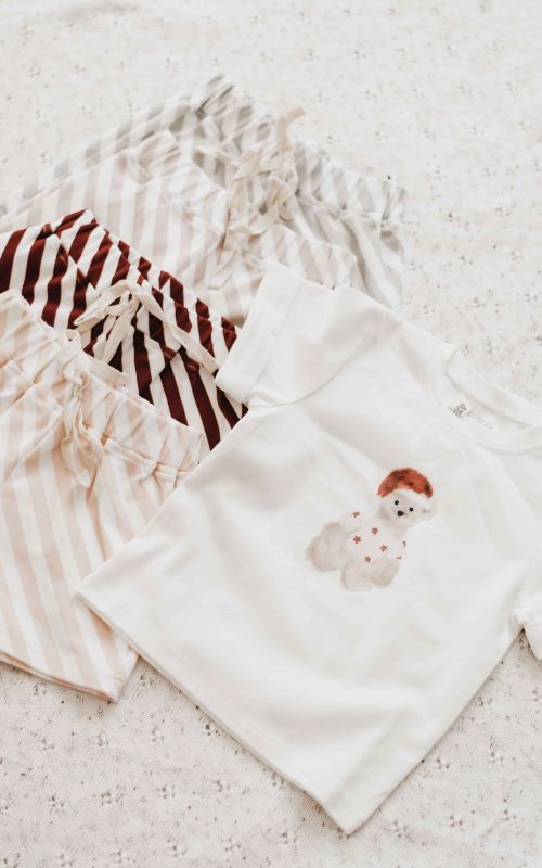 Christmas Peshal PJs Red Stripe Shorts PREORDER