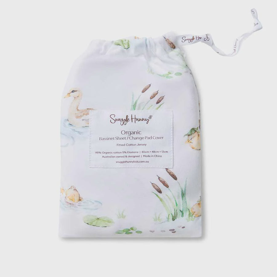 Duck Pond Bassinet Sheet