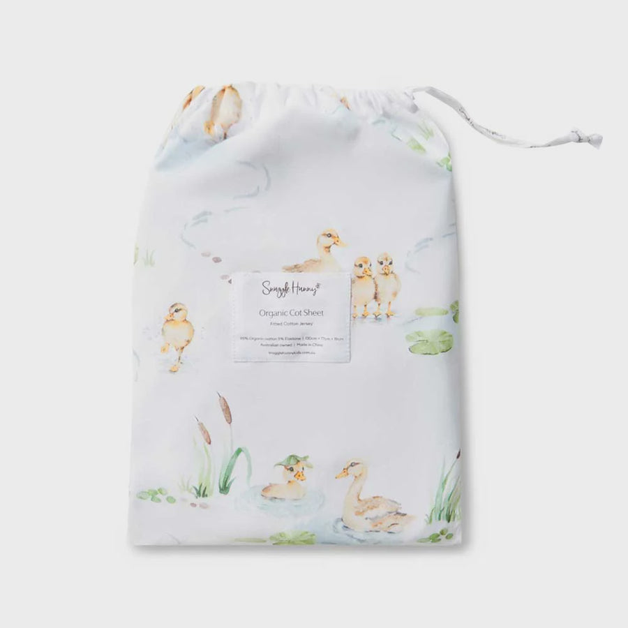 Duck Pond Cot Sheet