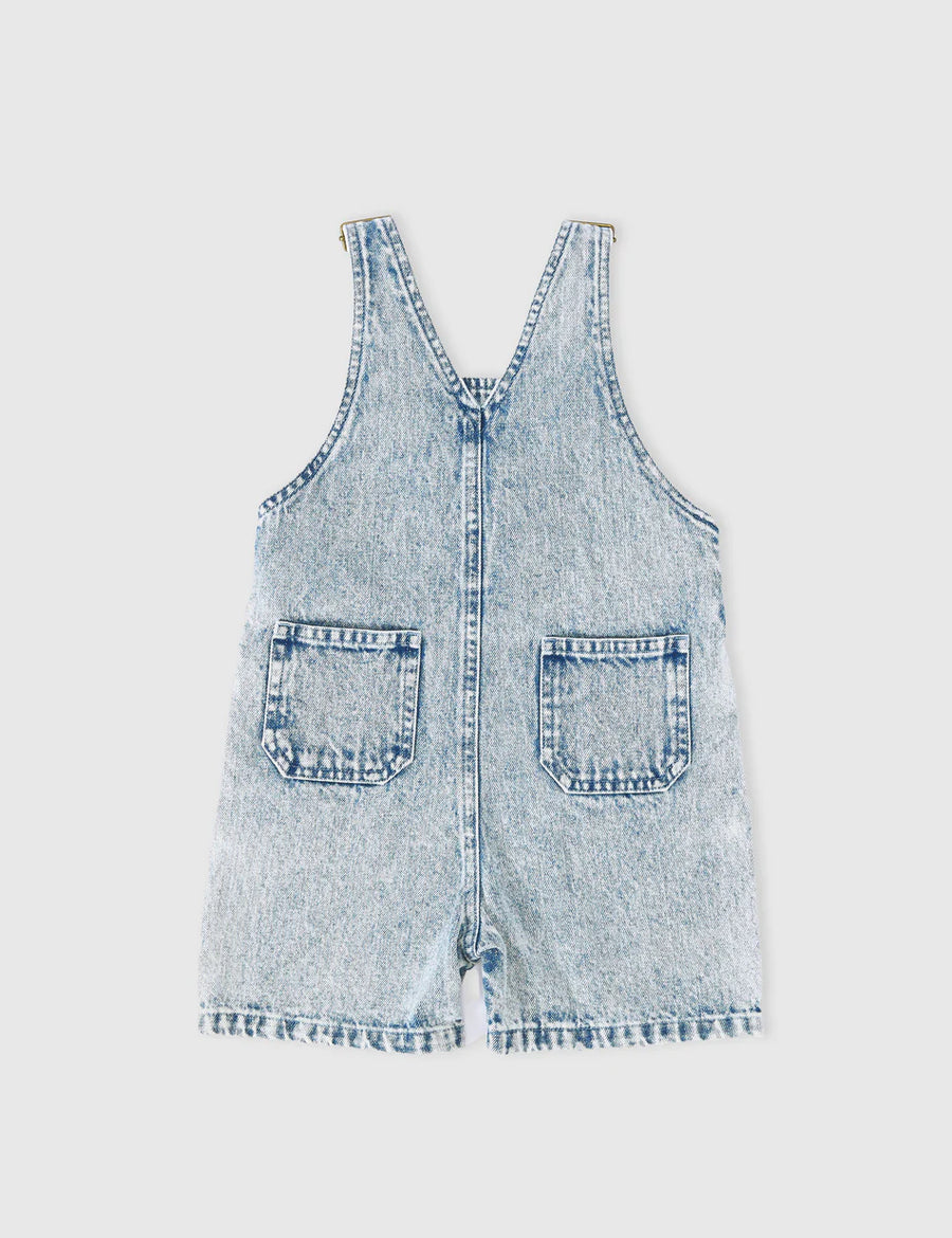 Burton Vintage Washed Denim Overalls