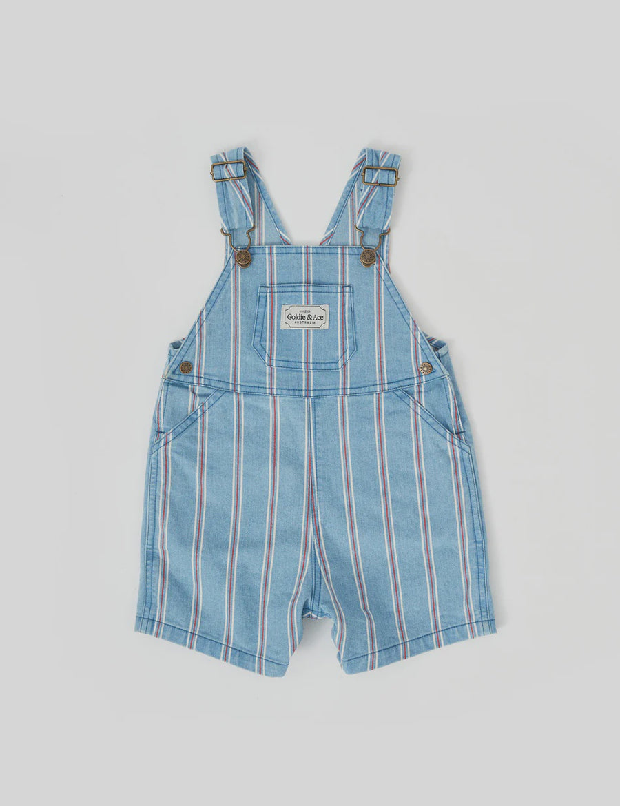 Burton Classic Stripe Denim Overalls