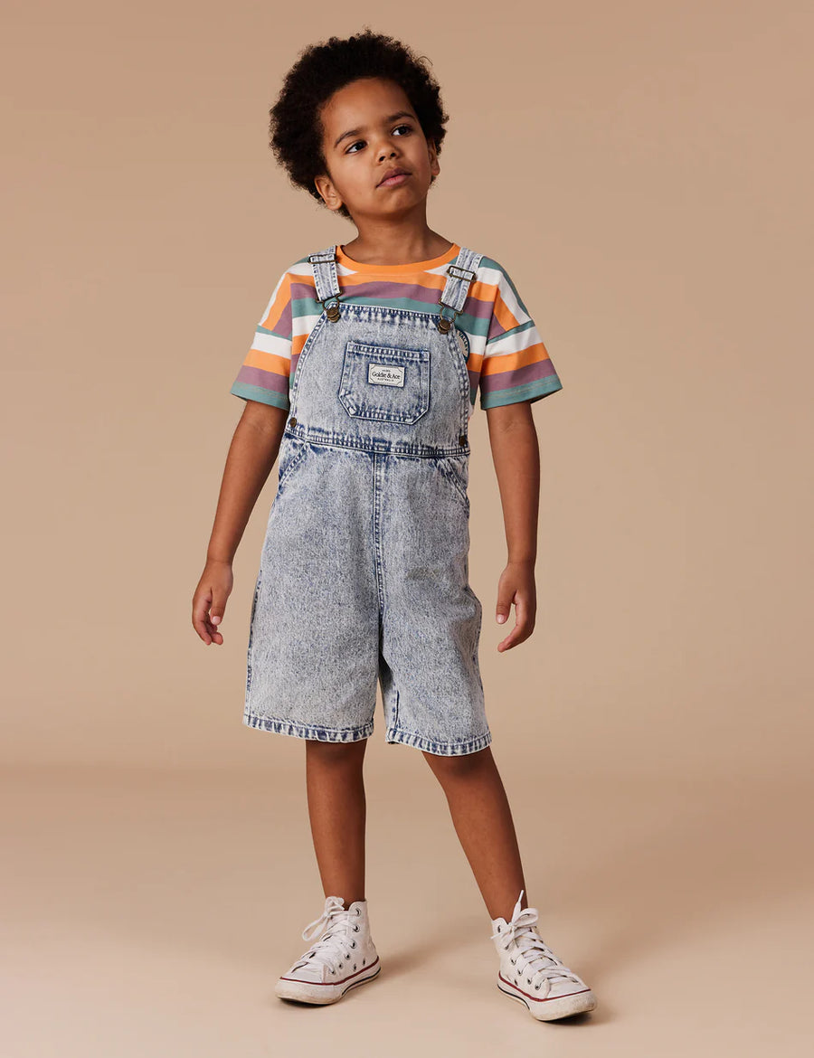 Burton Vintage Washed Denim Overalls