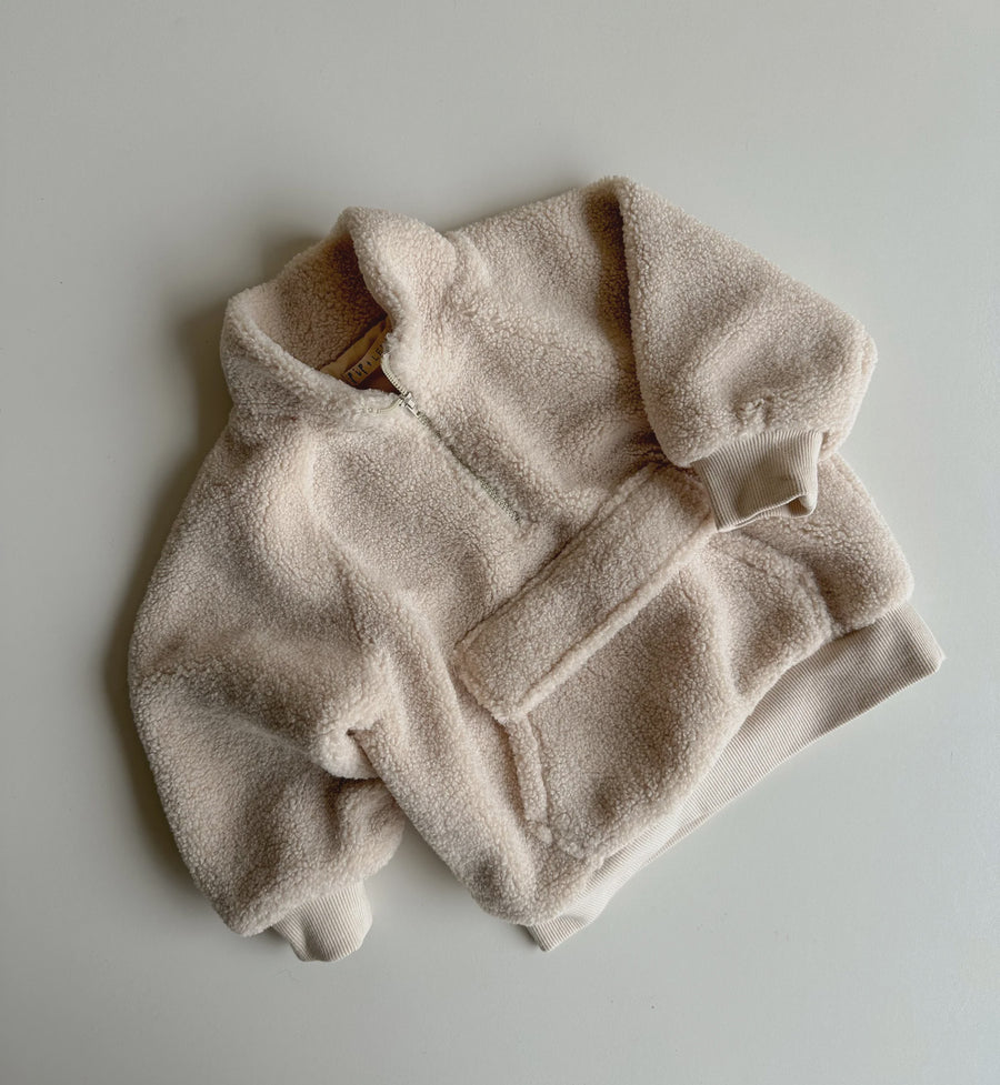 Teddy Pullover - Cream