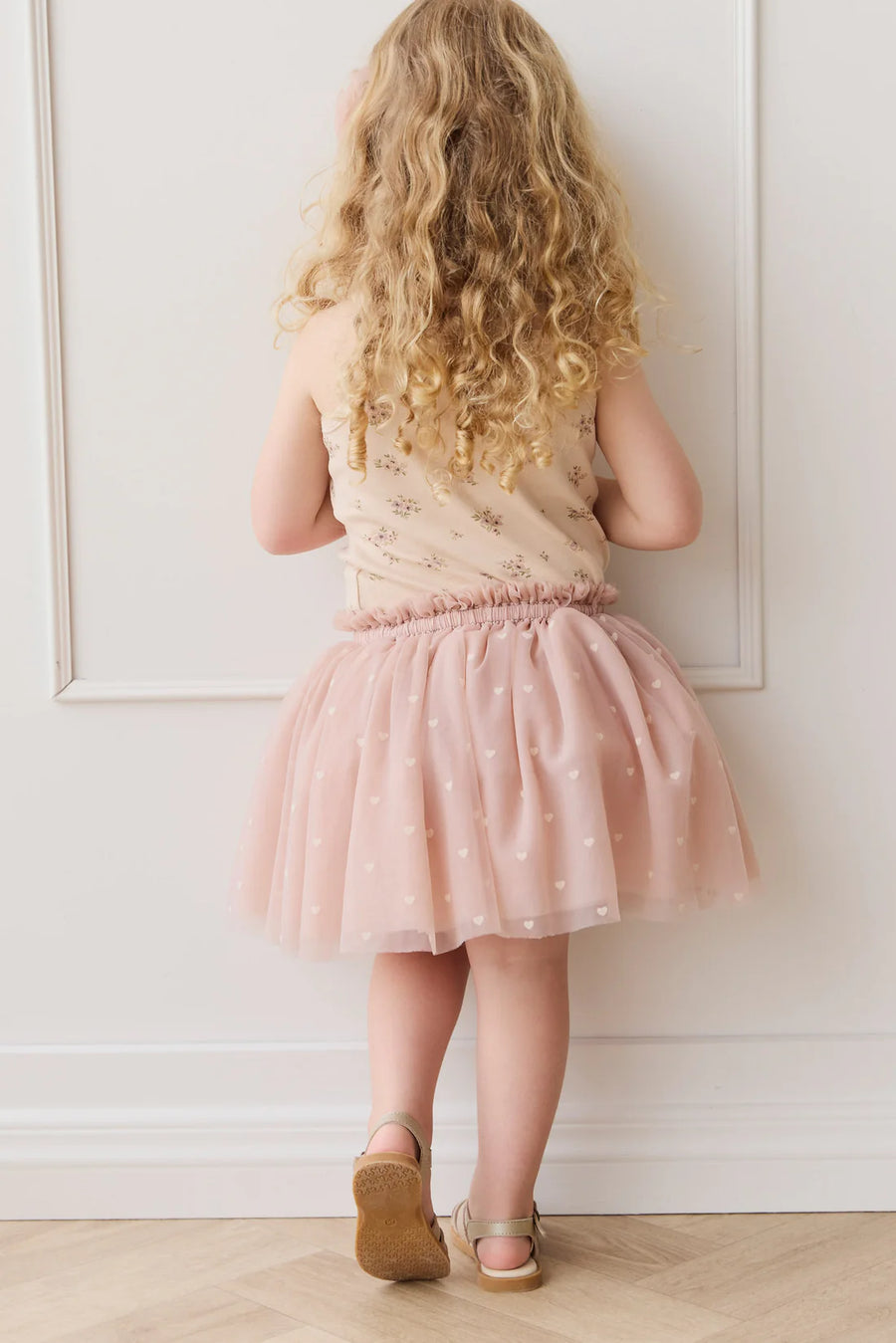 Lottie Skirt - Petite Heart Rose Smoke