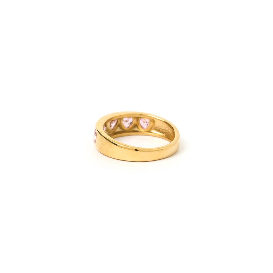 J'adore Gold Ring - Pink