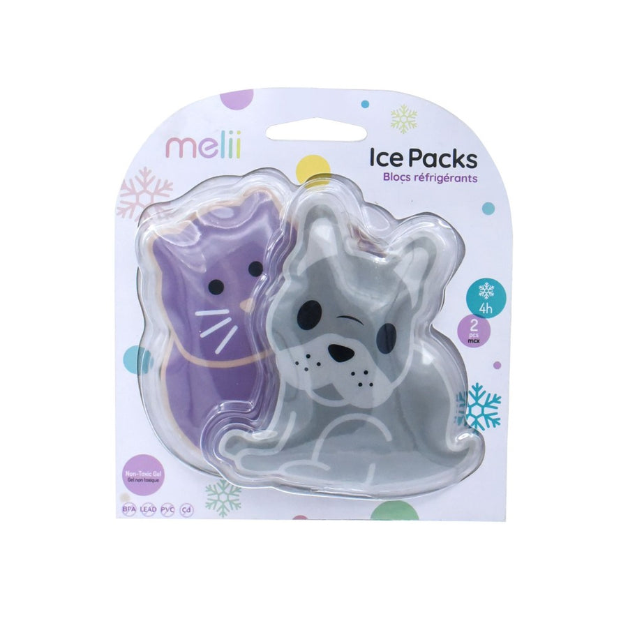 Gel Ice 2 Pack - Cat And Bulldog