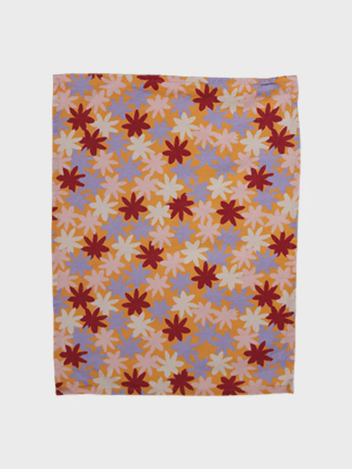 Crimson Floral Tea Towel – Husk Home