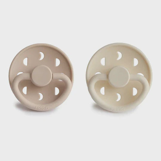 Moon Phase Pacifier (Latex) Cream/Croissant