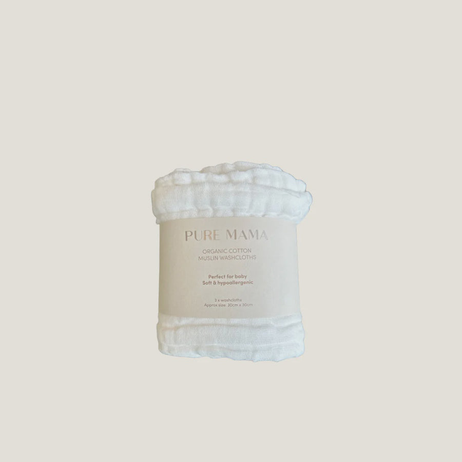 Organic Wash Cloths 3 Pack