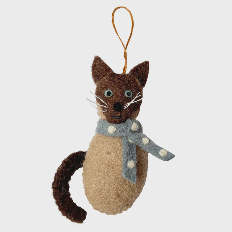 Pashom Christmas Decoration - Siamese Cat