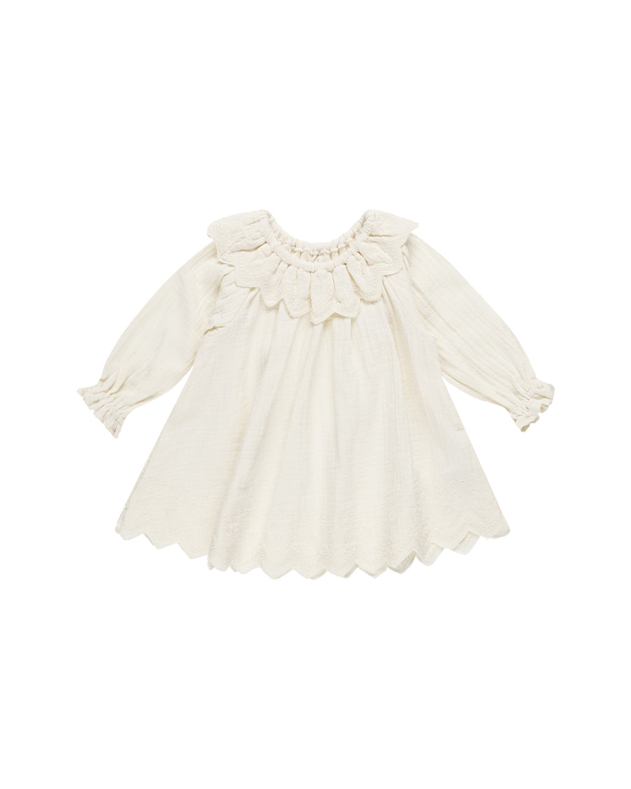 Long Sleeve Isla Dress - Ivory