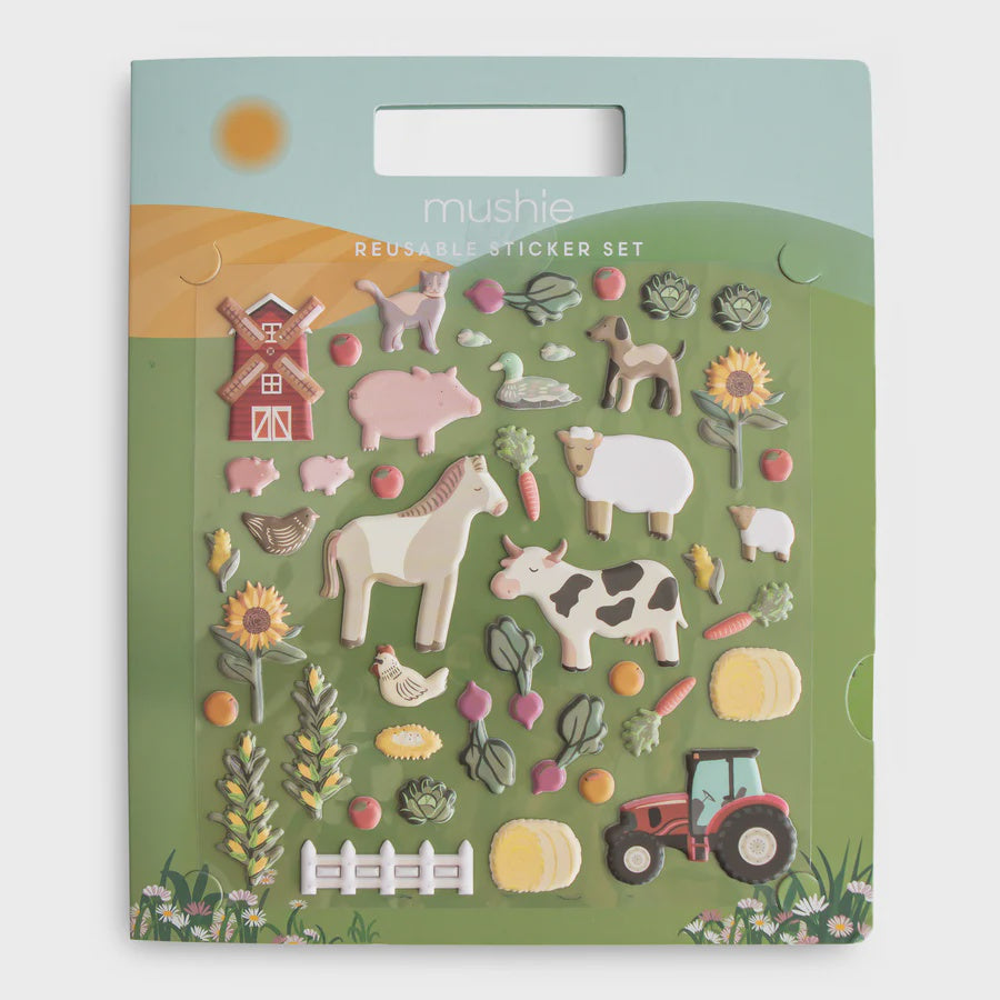 Reusable Sticker Set Farm