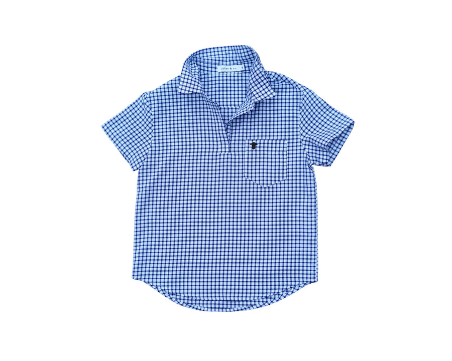 Cooper Shirt Navy/Check