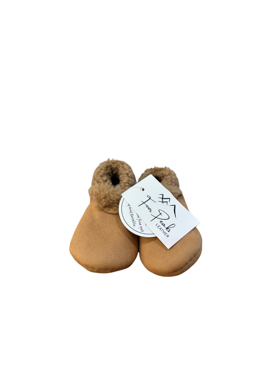 Lambskin Booties Tan Nappa