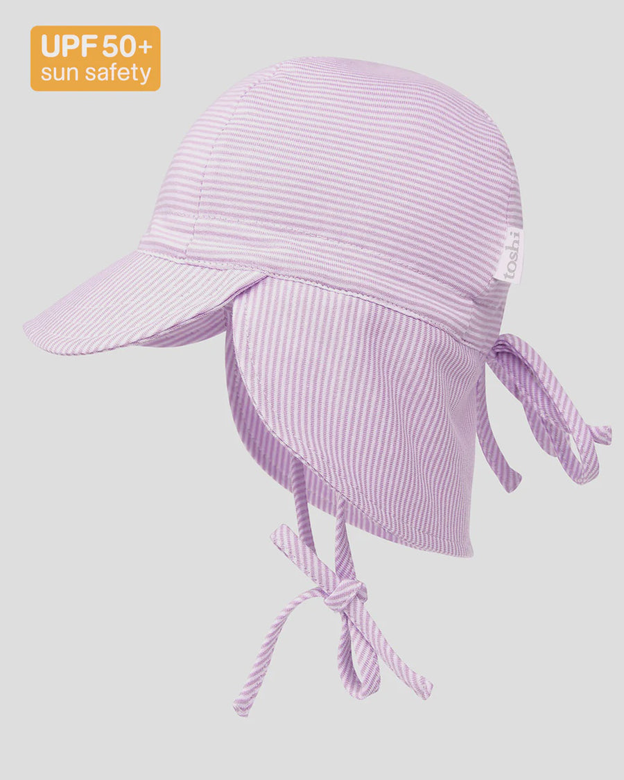 Flap Cap - Lavender