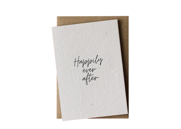 Happily ever after Blooming Card