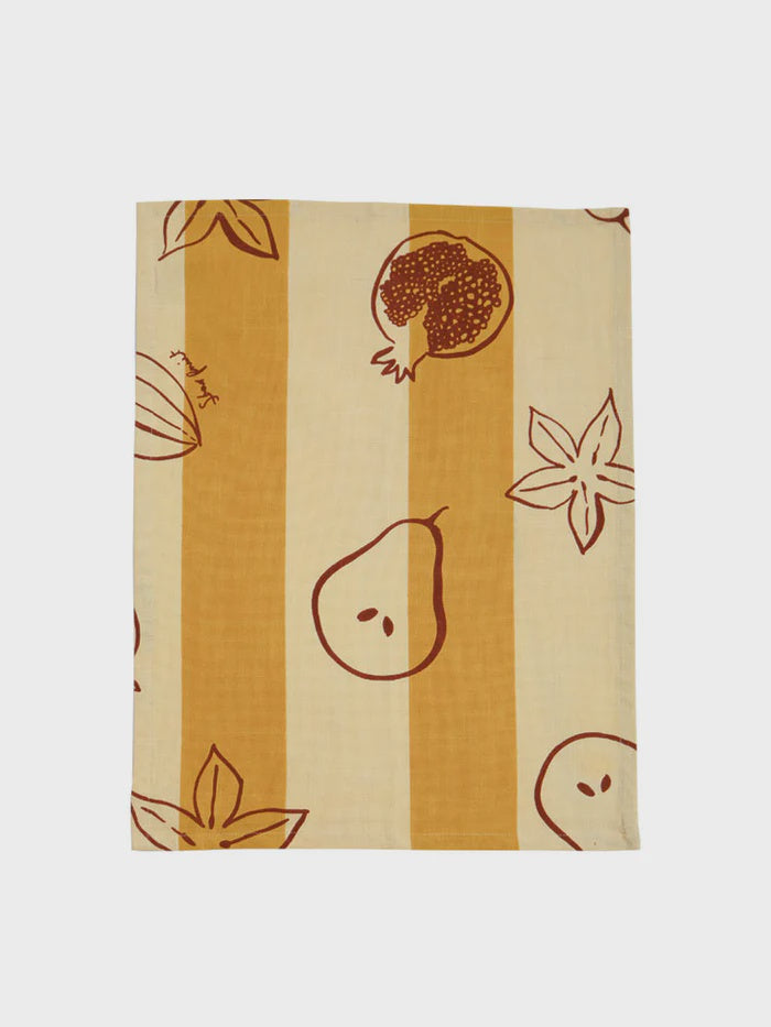 Winter Fruit Tea Towel