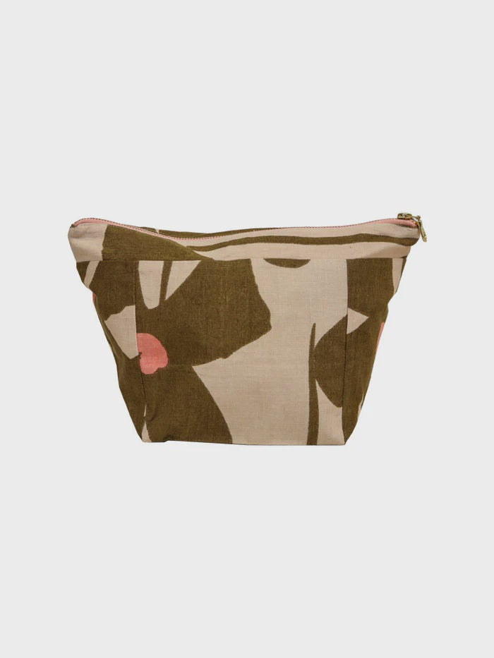 Olive Poppy Cosmetic Case