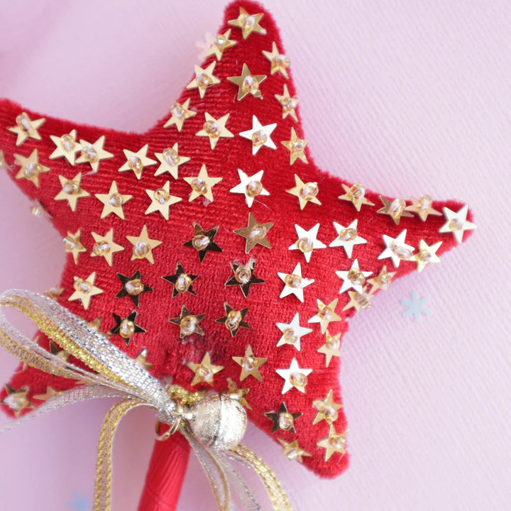 Enchanted Christmas Gold Sparkle Wand