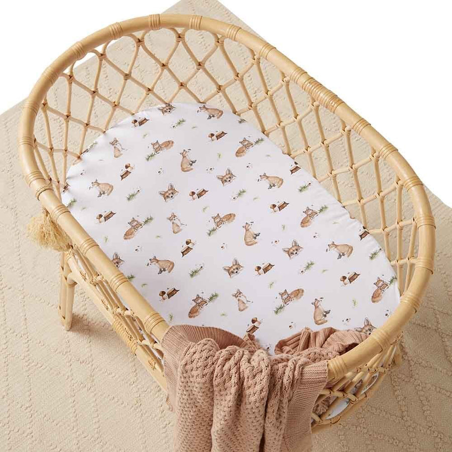 Fox Bassinet Sheet