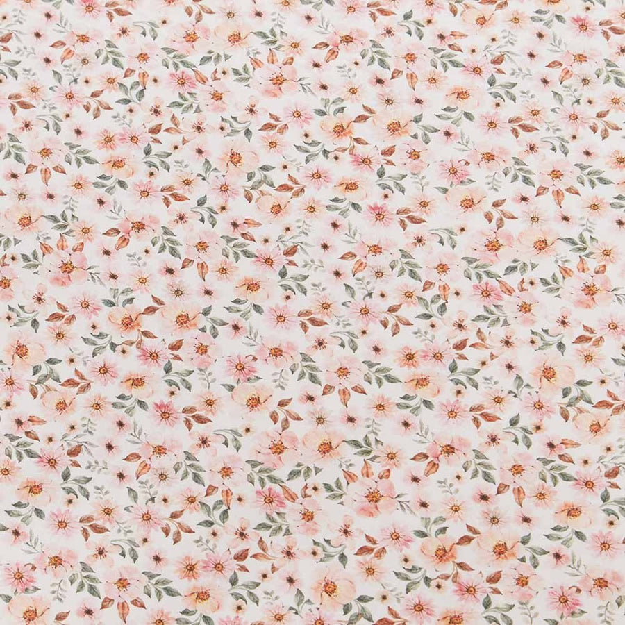 Spring Floral Bassinet Sheet